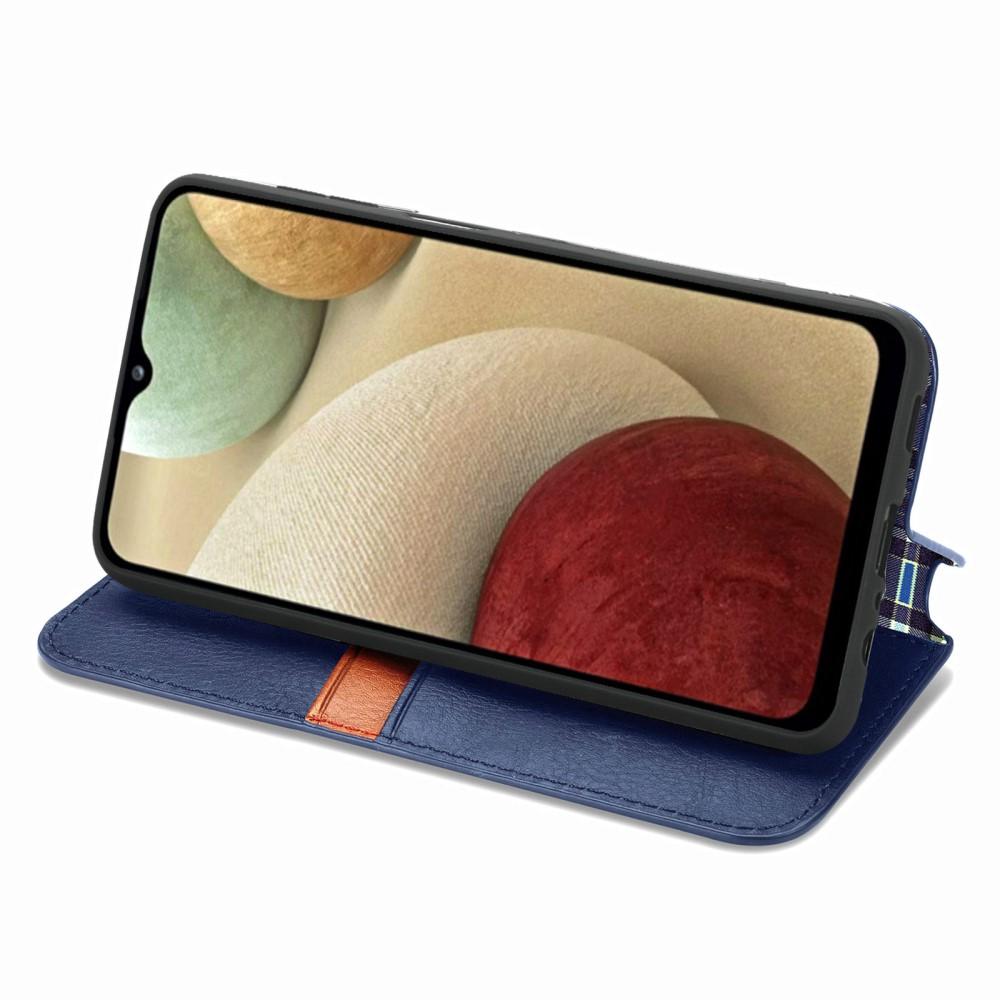 Bild på Samsung Galaxy A12 PU-läderfodral - Blå