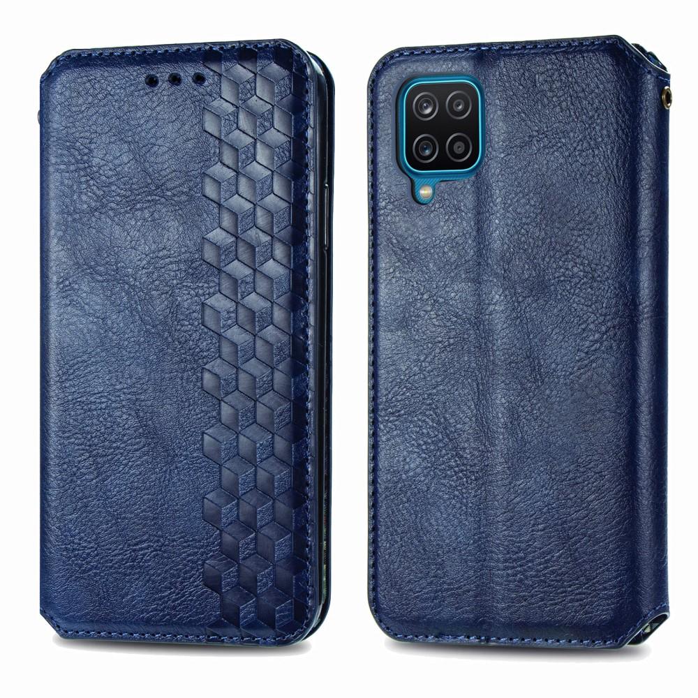Bild på Samsung Galaxy A12 PU-läderfodral - Blå