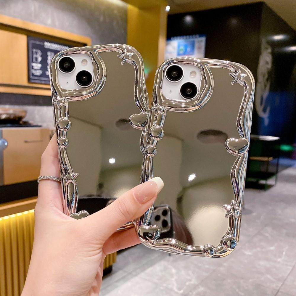 Bild på iPhone 15 TPU Skal med Spegelyta