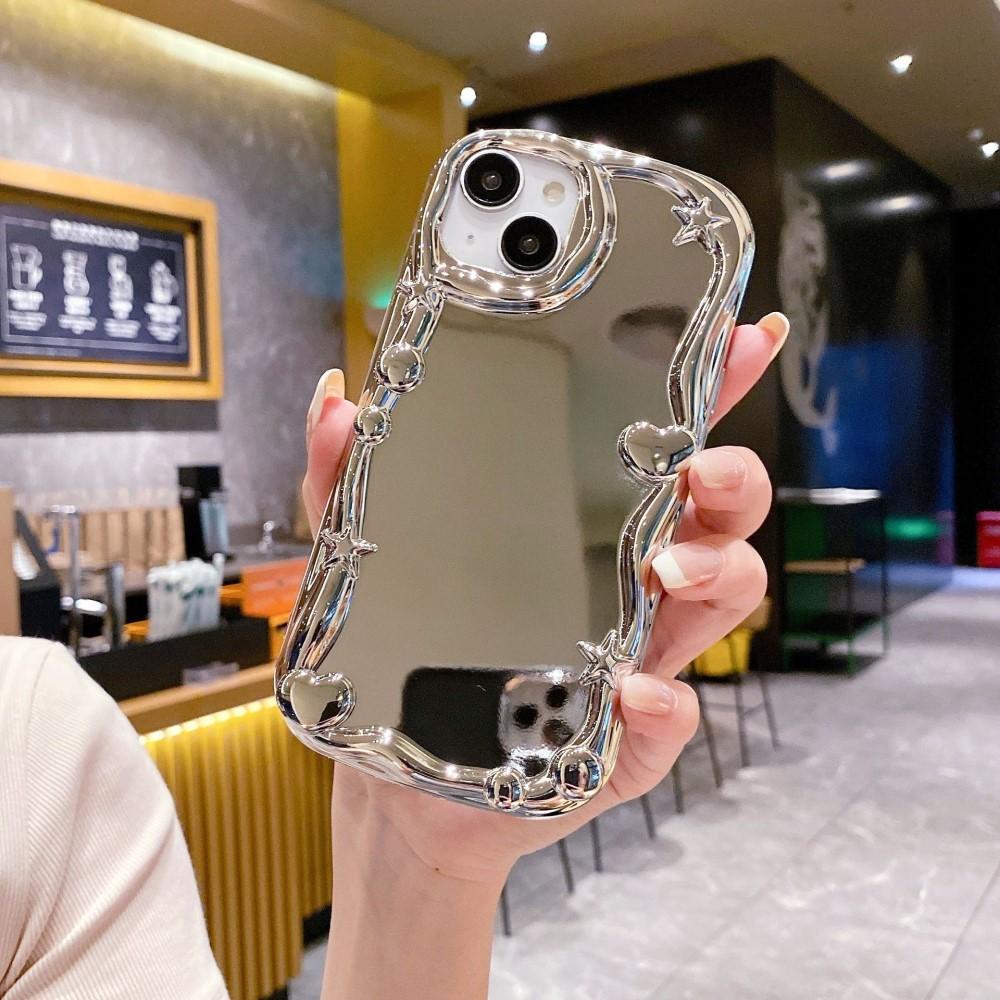 Bild på iPhone 15 TPU Skal med Spegelyta
