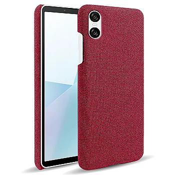bild på Sony Xperia 10 VI Skal i Tyg+PC - Röd
