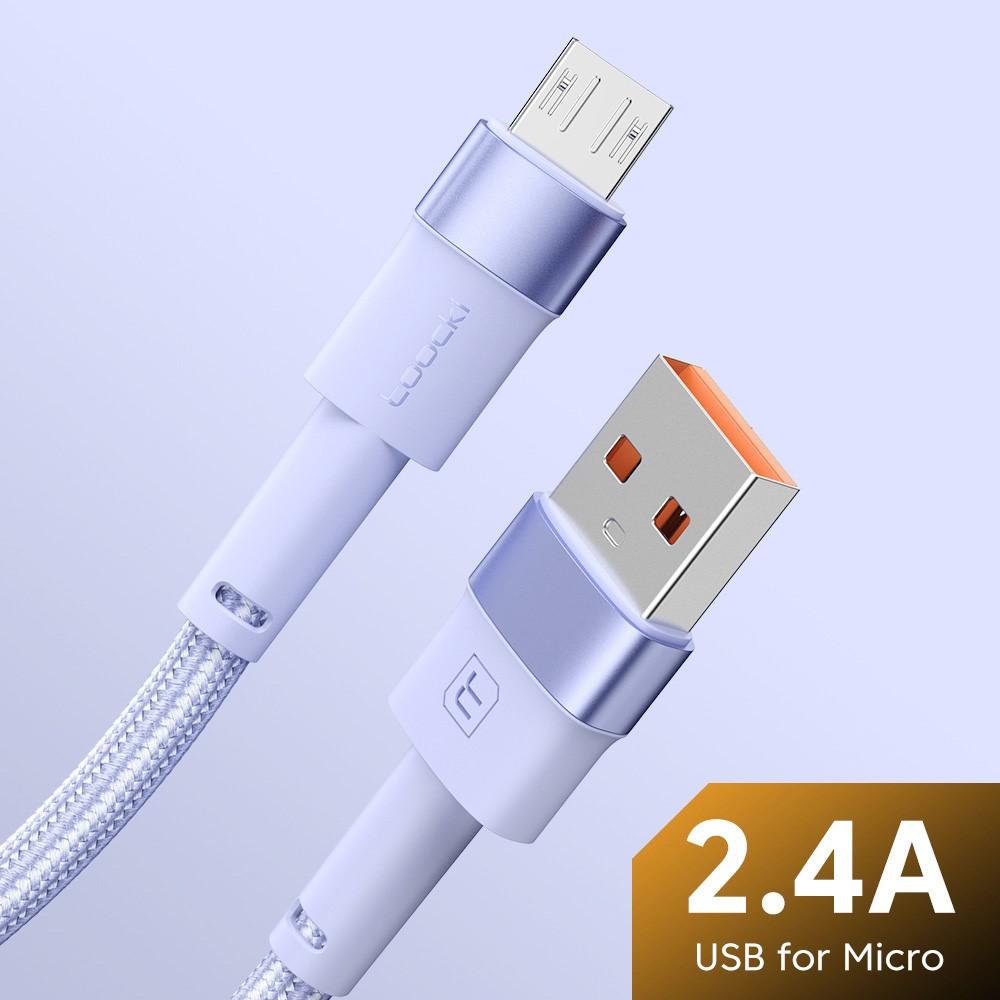 Bild på 2m USB till Micro USB-kabel 2.4A