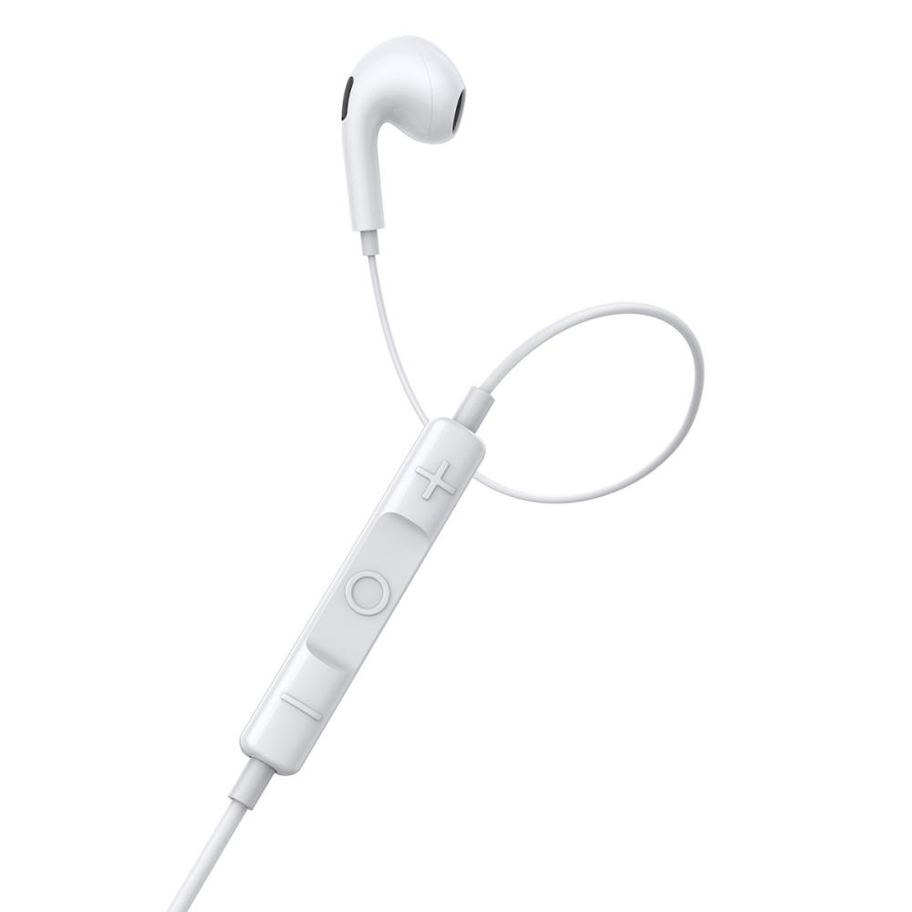 Bild på BASEUS Encok H17 3.5mm Halv-In-Ear Vit