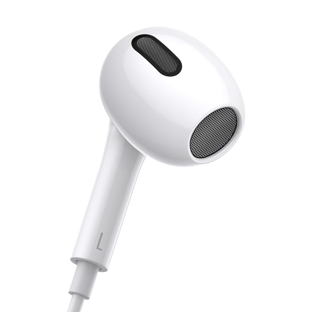 Bild på BASEUS Encok H17 3.5mm Halv-In-Ear Vit