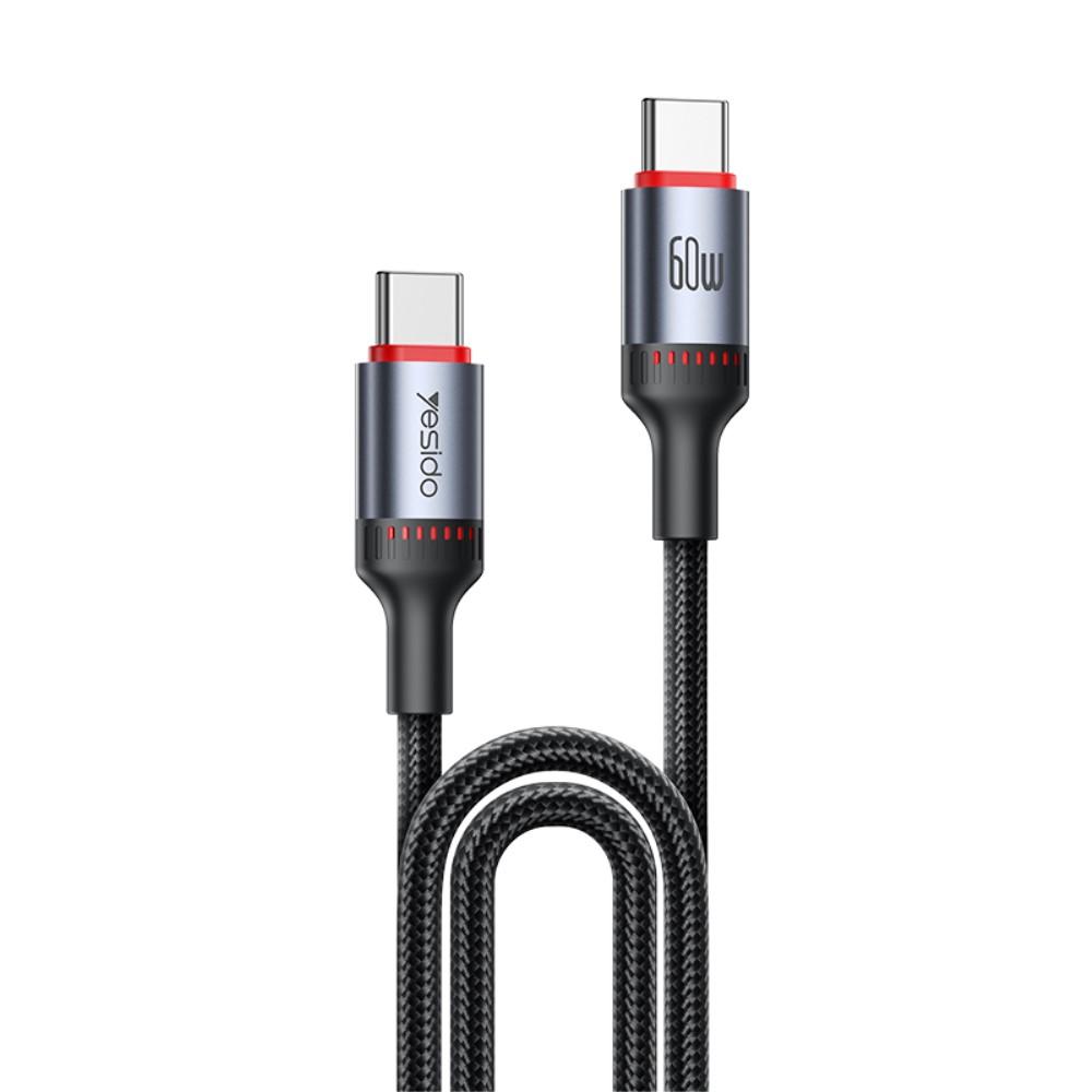Billede af YESIDO CA181 1,2m USB-C til USB-C 60W hurtigladekabel
