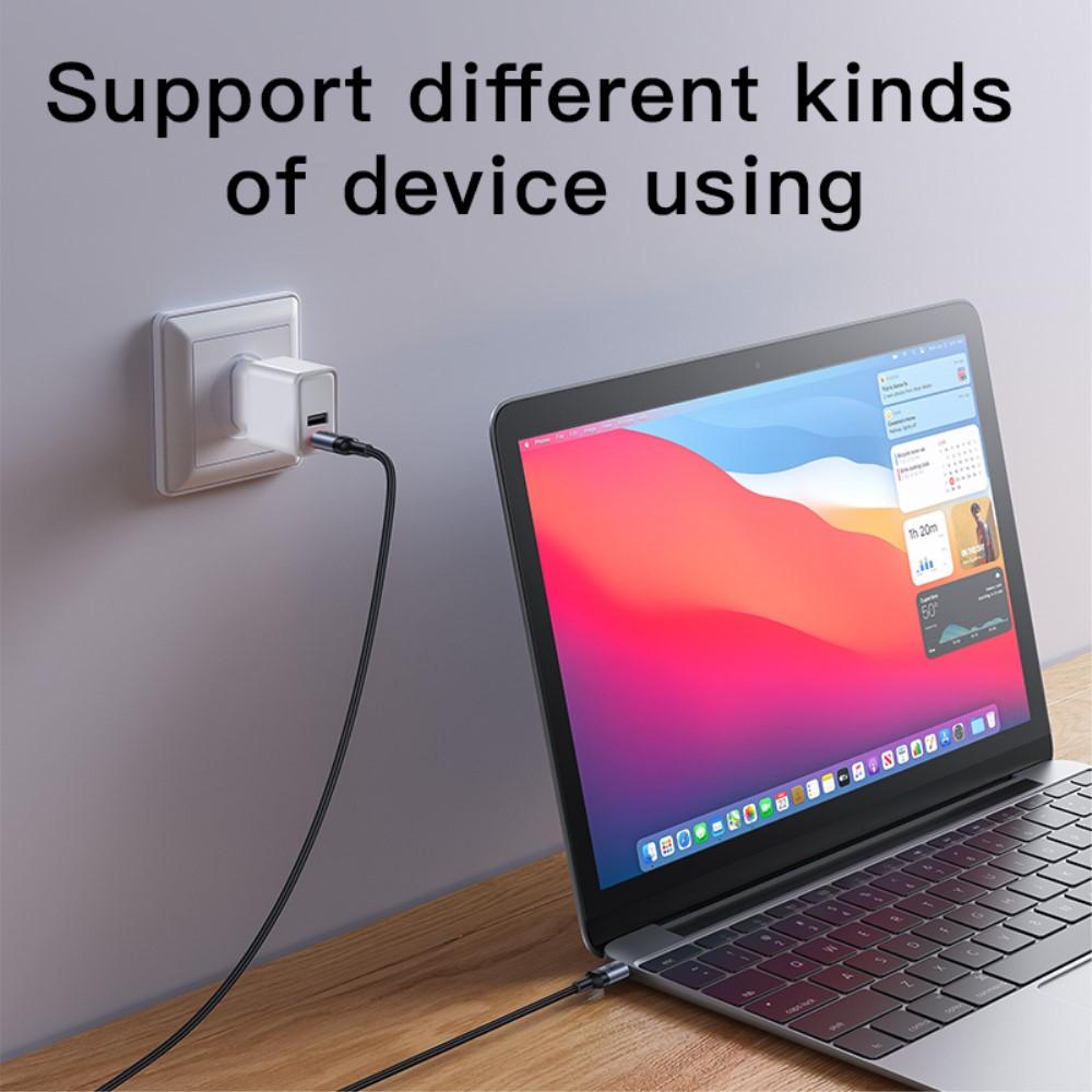 Billede af YESIDO CA181 1,2m USB-C til USB-C 60W hurtigladekabel