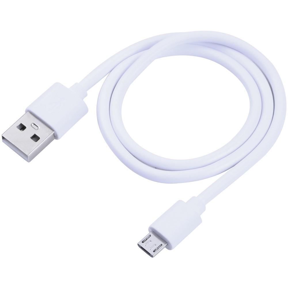 Bild på 100 cm USB till Micro USB Laddkabel - Vit