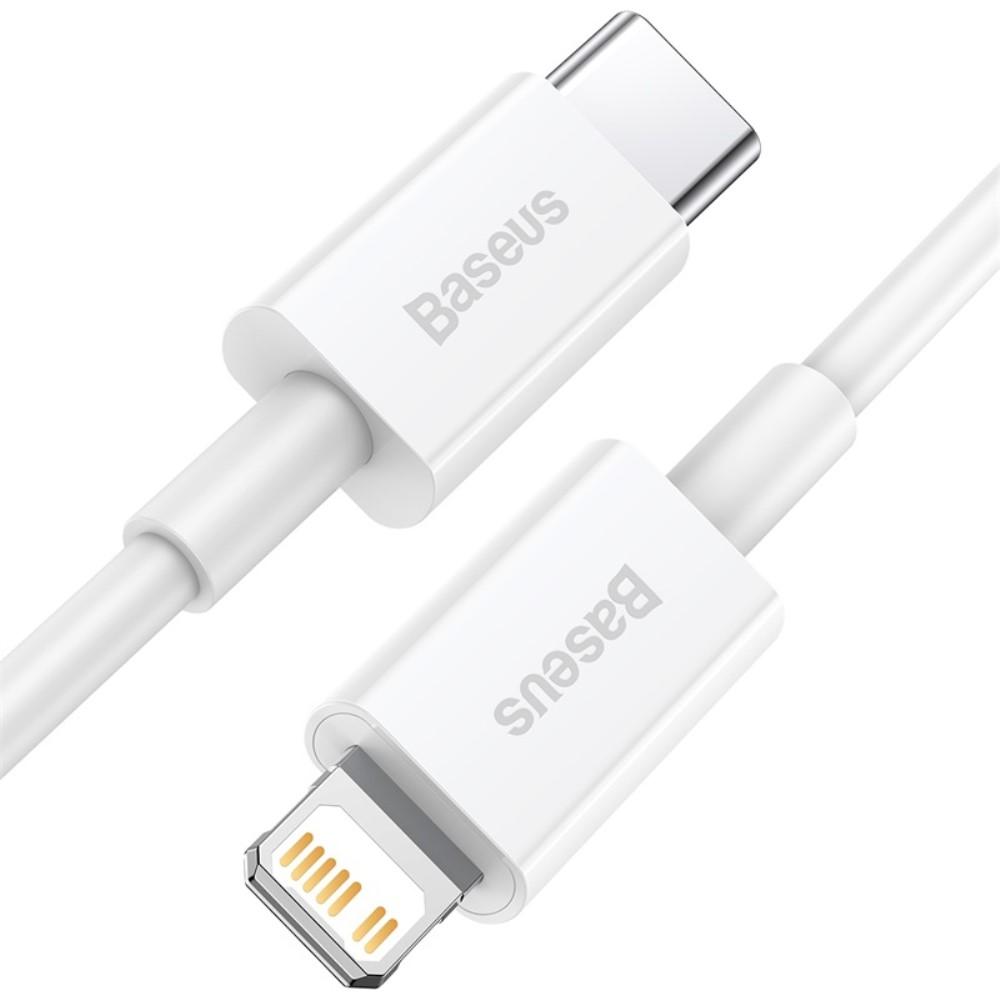 Bild på BASEUS Snabbladdningskabel Typ-C till iP PD 20W 1.5m - Vit