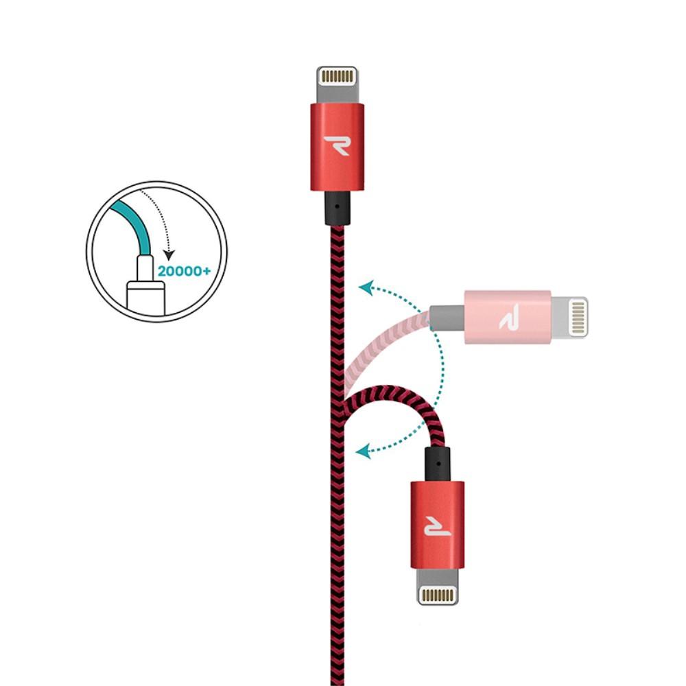 Bild på 2m Lightning 8Pin USB-laddningskabel MFI