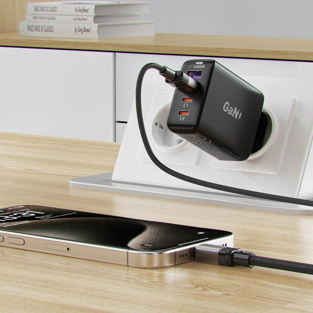 Bild på ACEFAST  1.2m USB-A till USB-C 3A Snabbladdningskabel