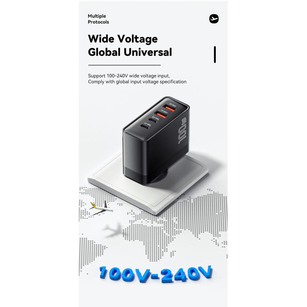 Bild på ESSAGER ES-CD37 100W Snabbladdare, 4 Portar