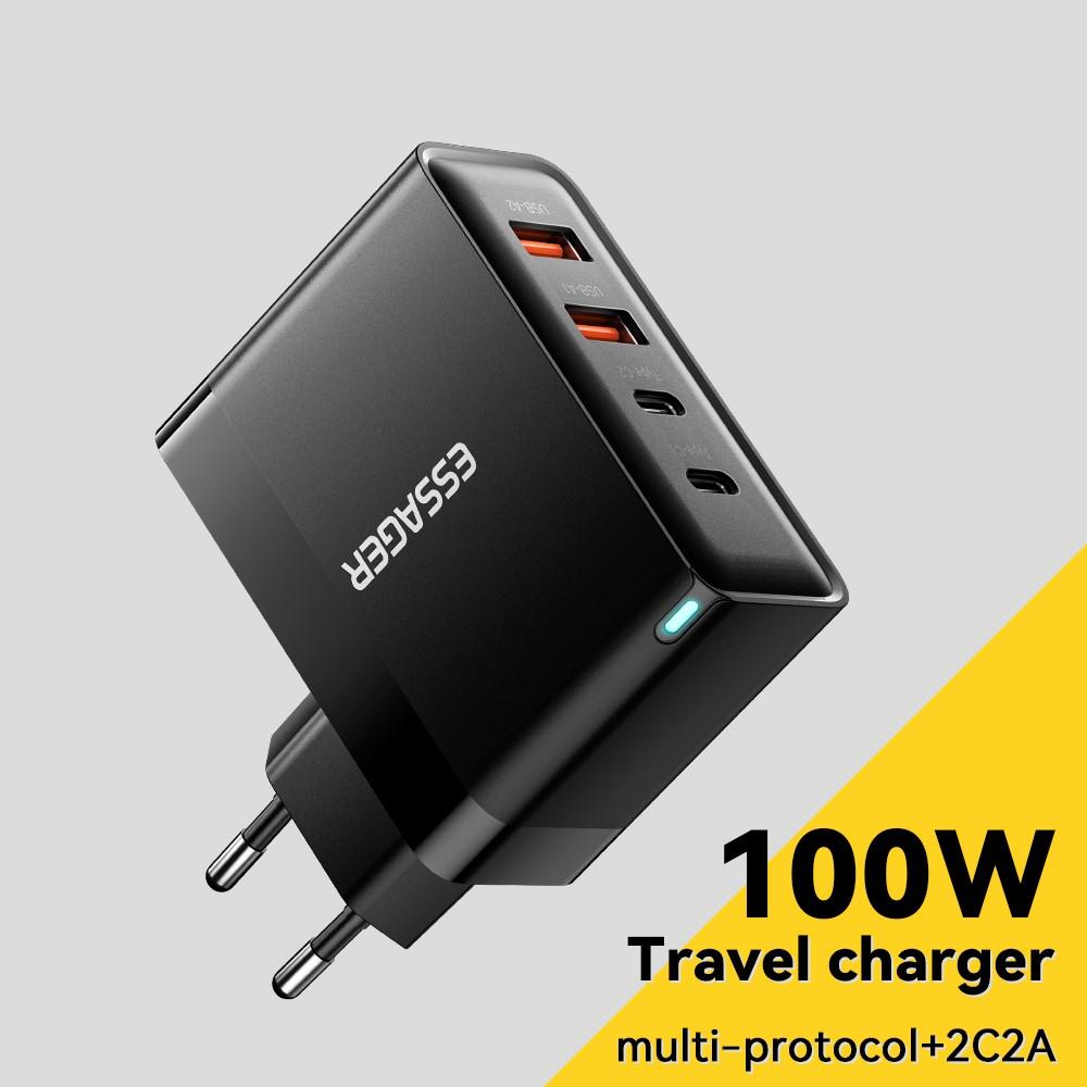 Bild på ESSAGER ES-CD37 100W Snabbladdare, 4 Portar