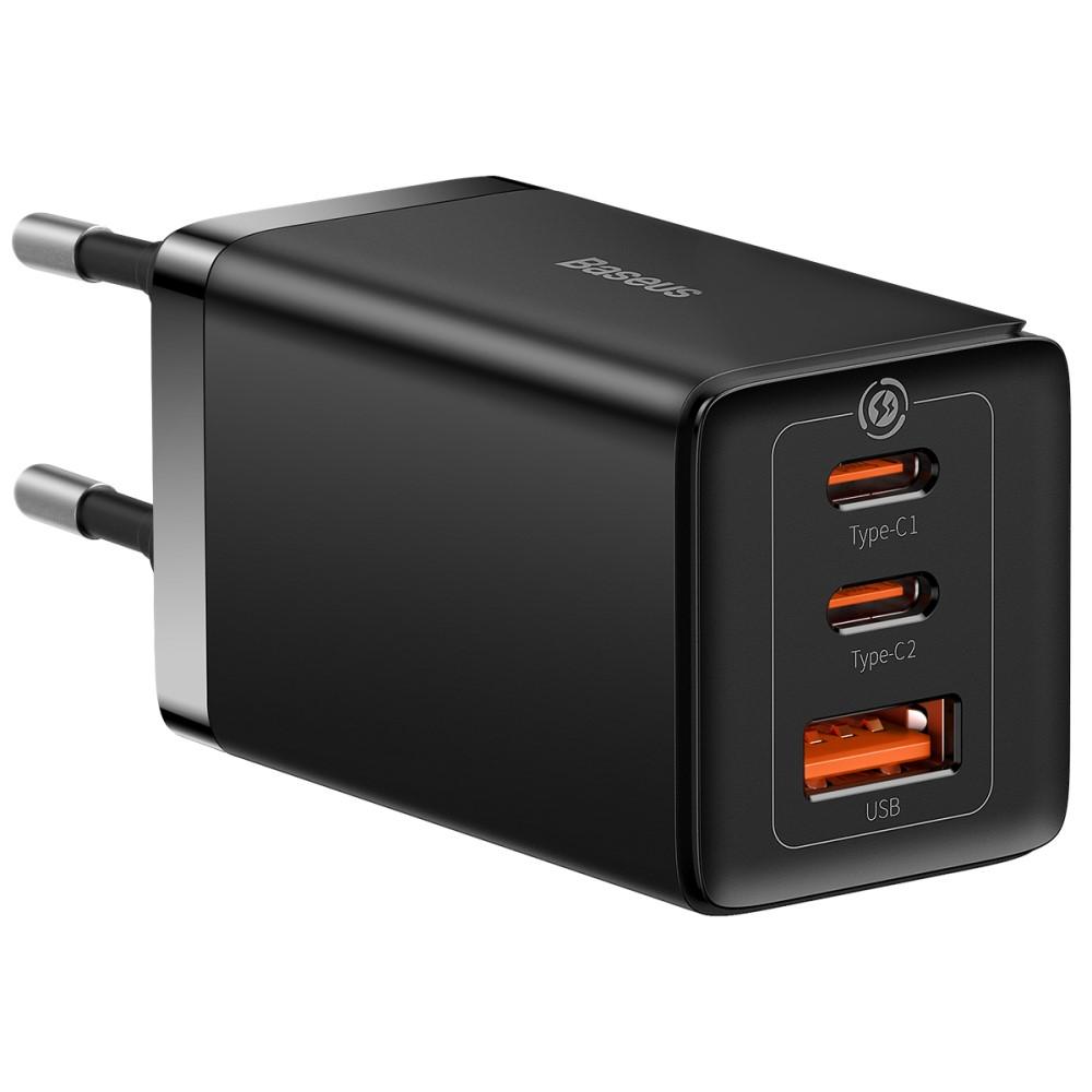 Billede af BASEUS GaN5 Pro Væglader 2xType-C/USB 65W