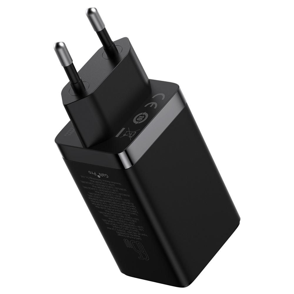 Billede af BASEUS GaN5 Pro Væglader 2xType-C/USB 65W