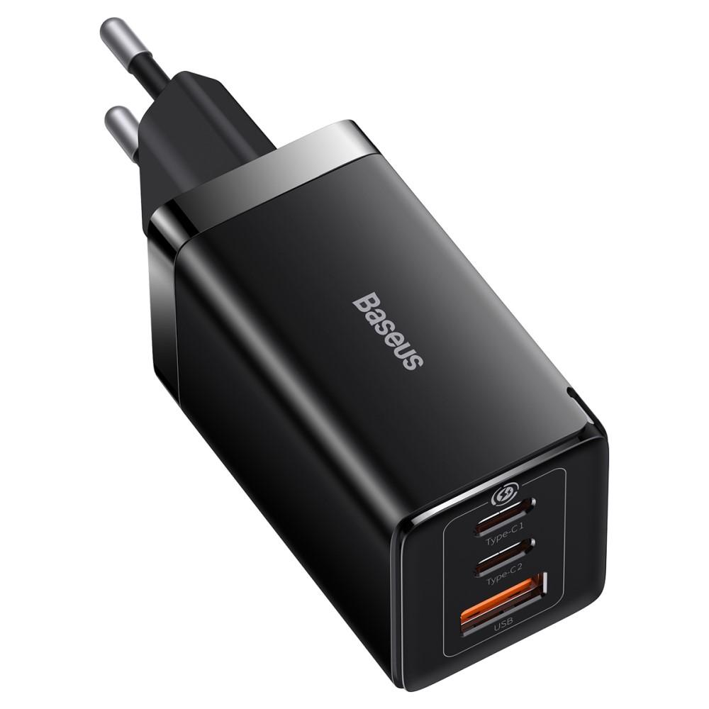 Billede af BASEUS GaN5 Pro Væglader 2xType-C/USB 65W