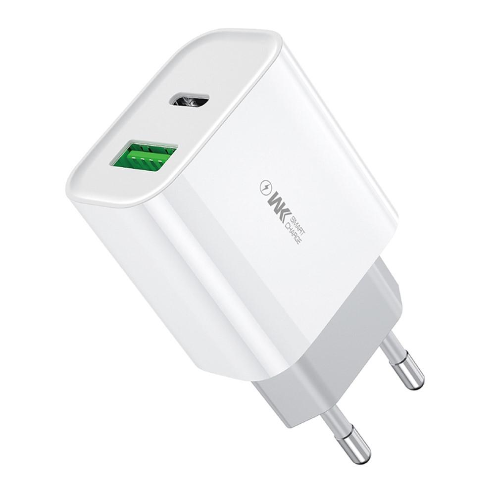 Bild på WK WP-U53 20W PD Snabbladdare Väggadapter USB-A + Typ-C - EU