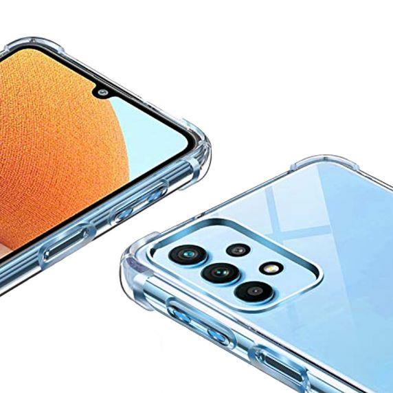 Bild på Samsung Galaxy A32 5G Stöttåligt Skal Rvelon - Transparent