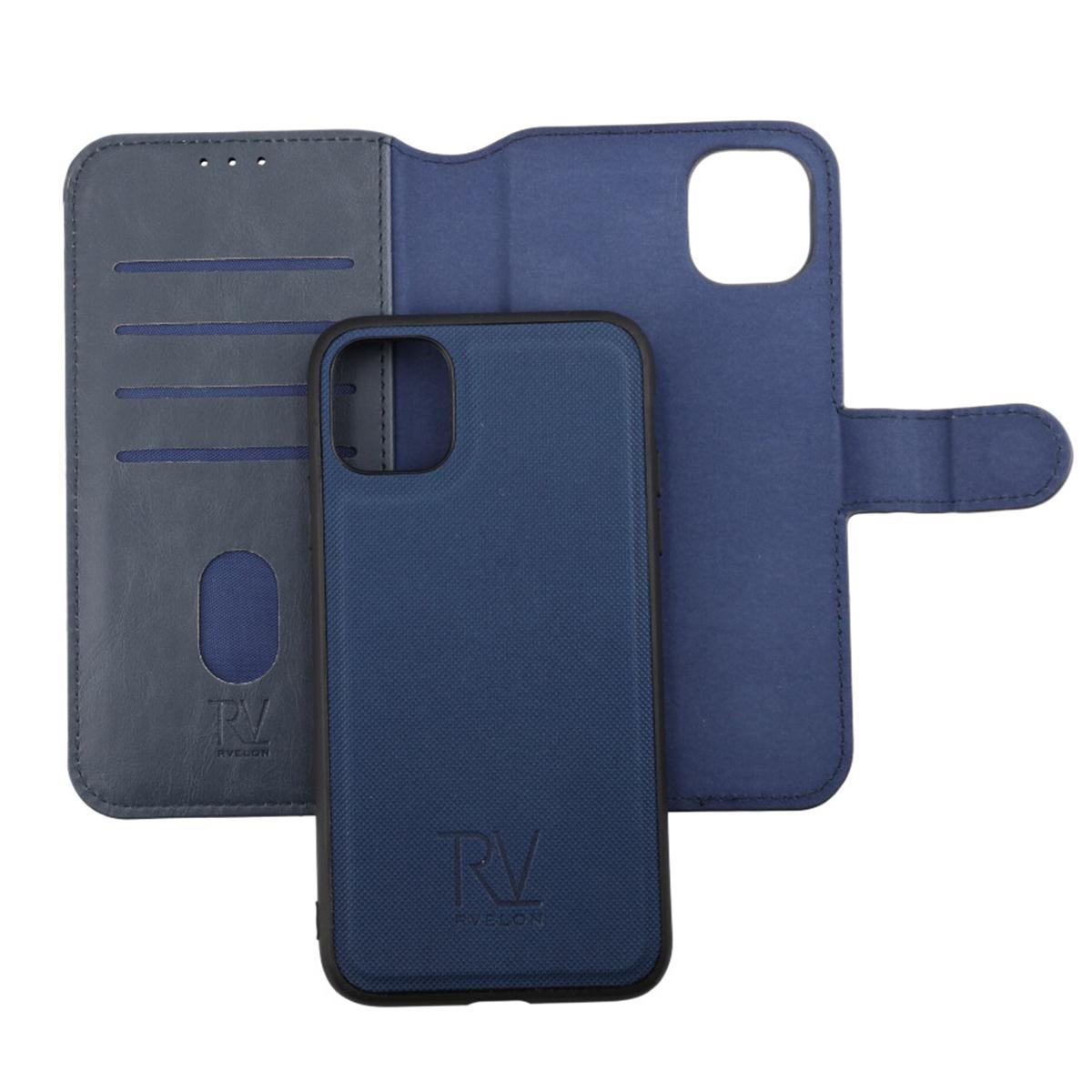 Bild på iPhone 11 Plånboksfodral Magnet Rvelon - Blå