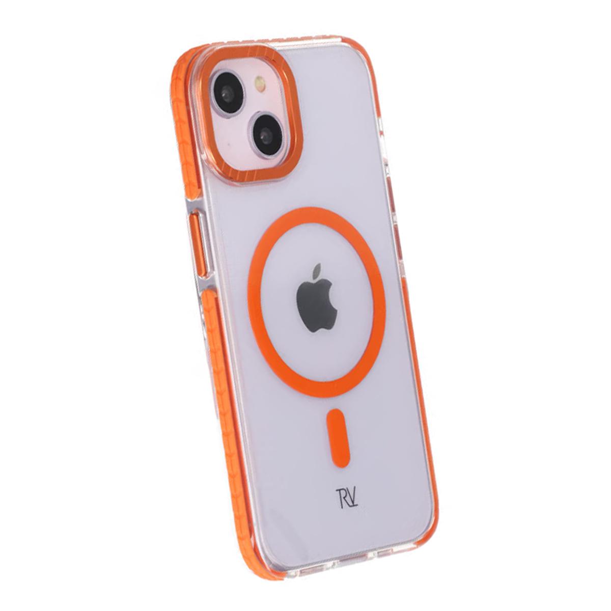 Kuva:  iPhone 13/14 Rvelon kännykkäkuori, magneettivahvistettu - oranssi