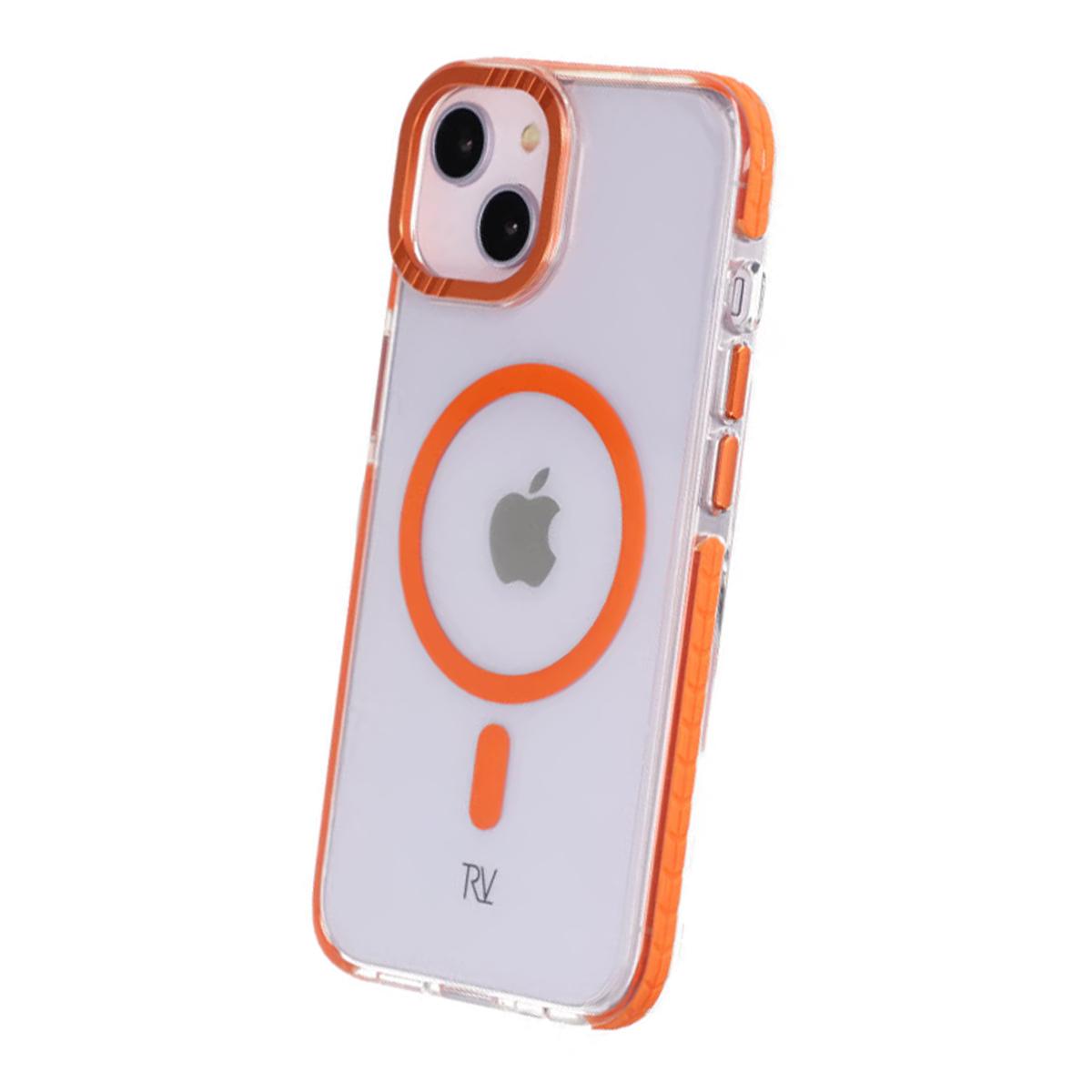 Kuva:  iPhone 13/14 Rvelon kännykkäkuori, magneettivahvistettu - oranssi