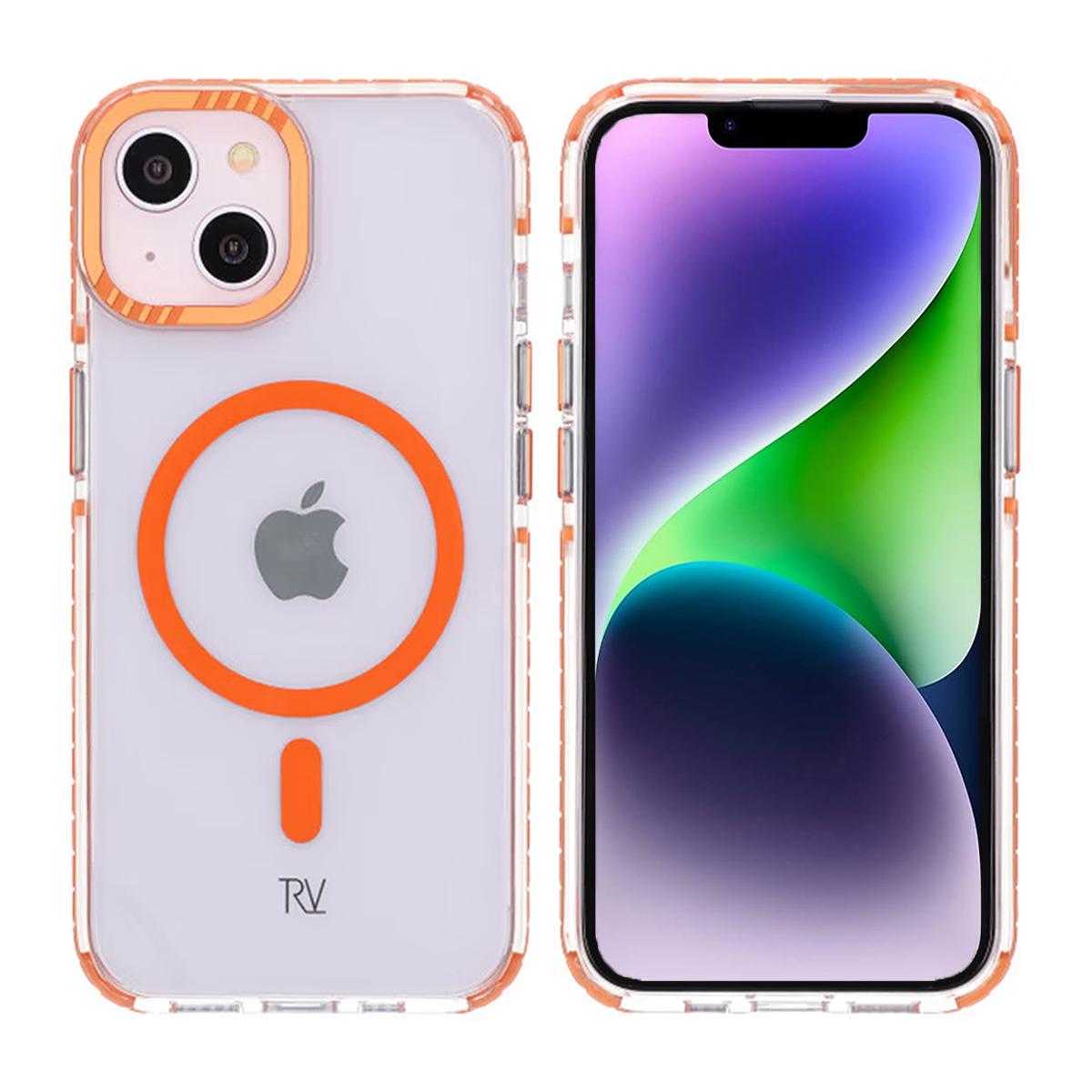 Kuva:  iPhone 13/14 Rvelon kännykkäkuori, magneettivahvistettu - oranssi