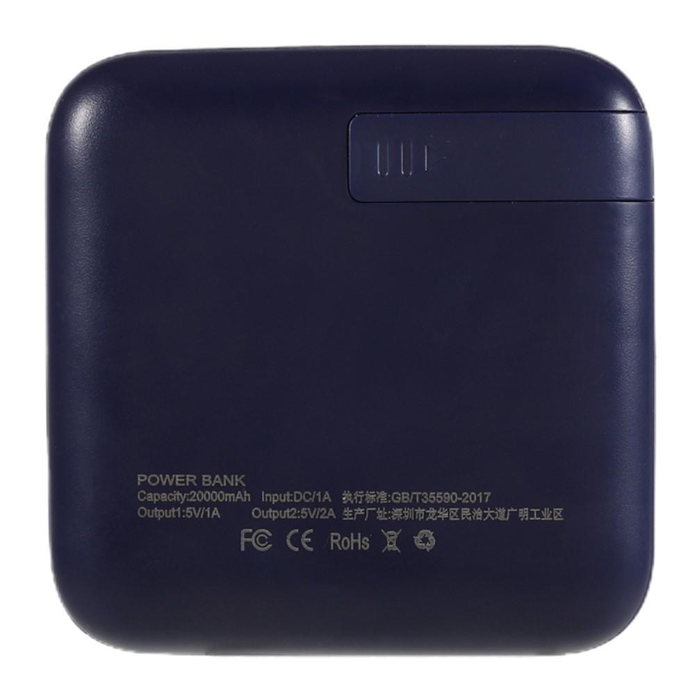 Billede af Bærbar Powerbank 20000mAh, 2 USB, Hurtigopladning