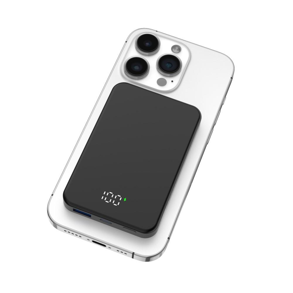 Billede af Bærbar 15W magnetisk trådløs oplader 5000mAh