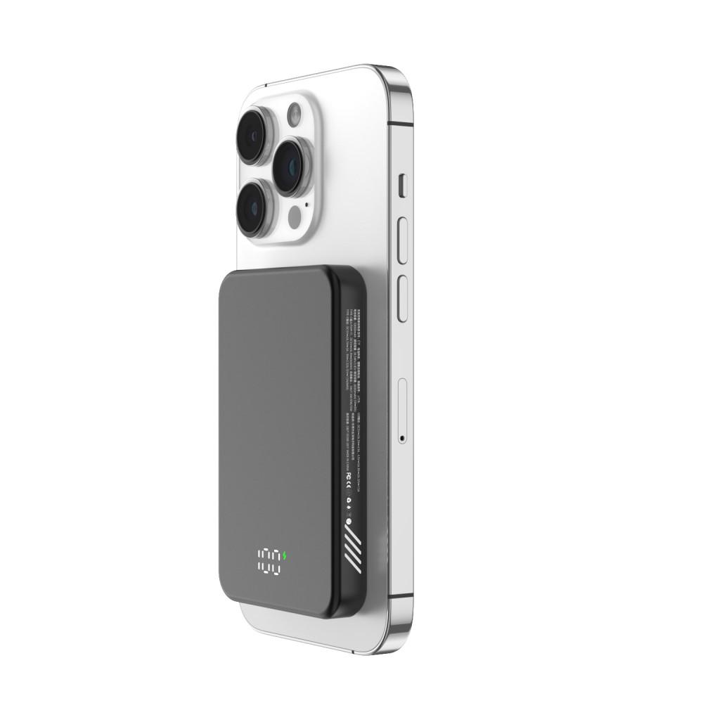Billede af Bærbar 15W magnetisk trådløs oplader 5000mAh
