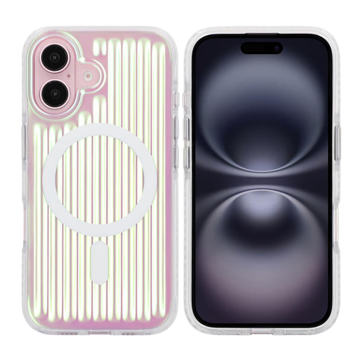 Billede af Model reflekter farve Magnetisk Cover Til iPhone 16 Grøn