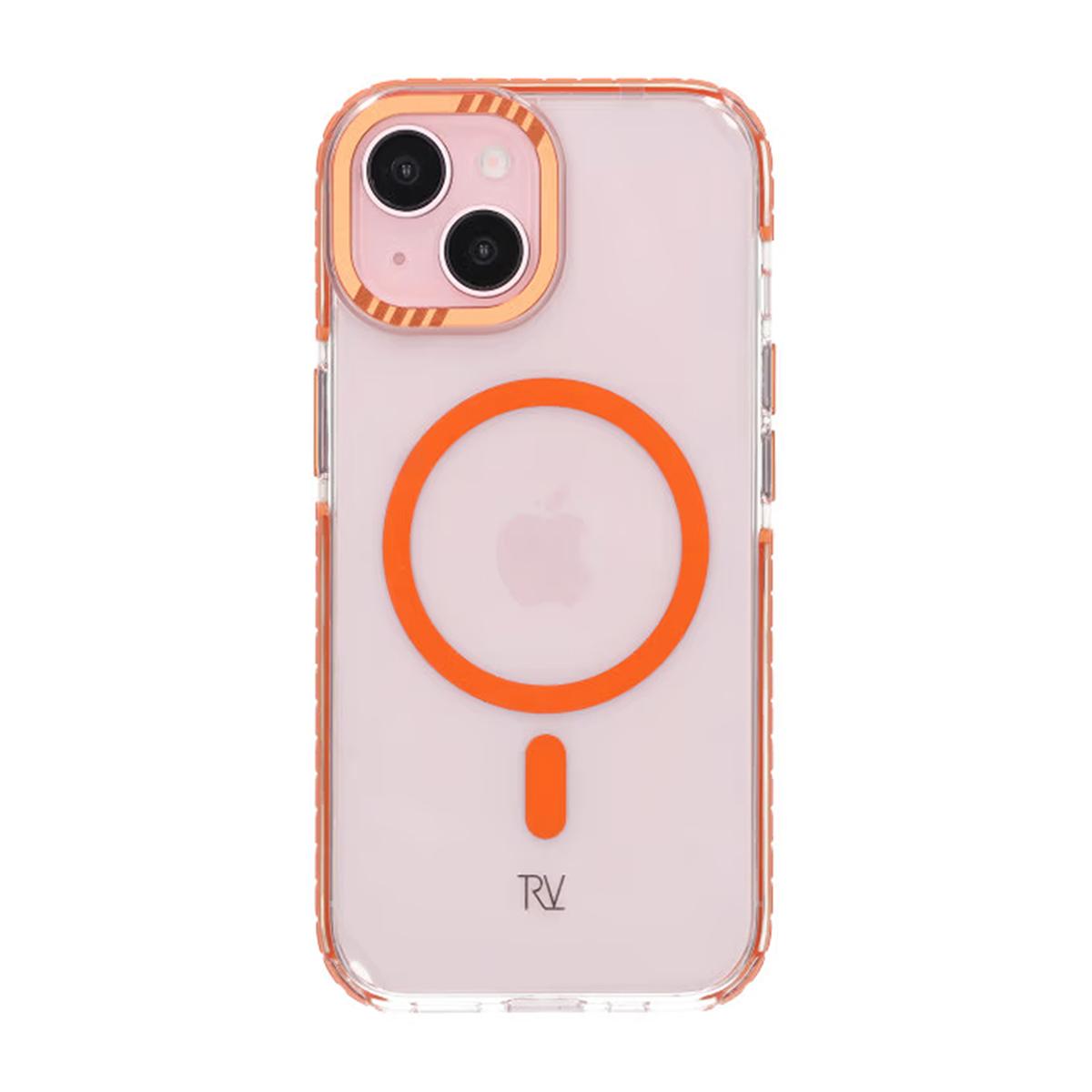 Billede af iPhone 15 Revelon Mobilcover Magnet Forstærket - Orange