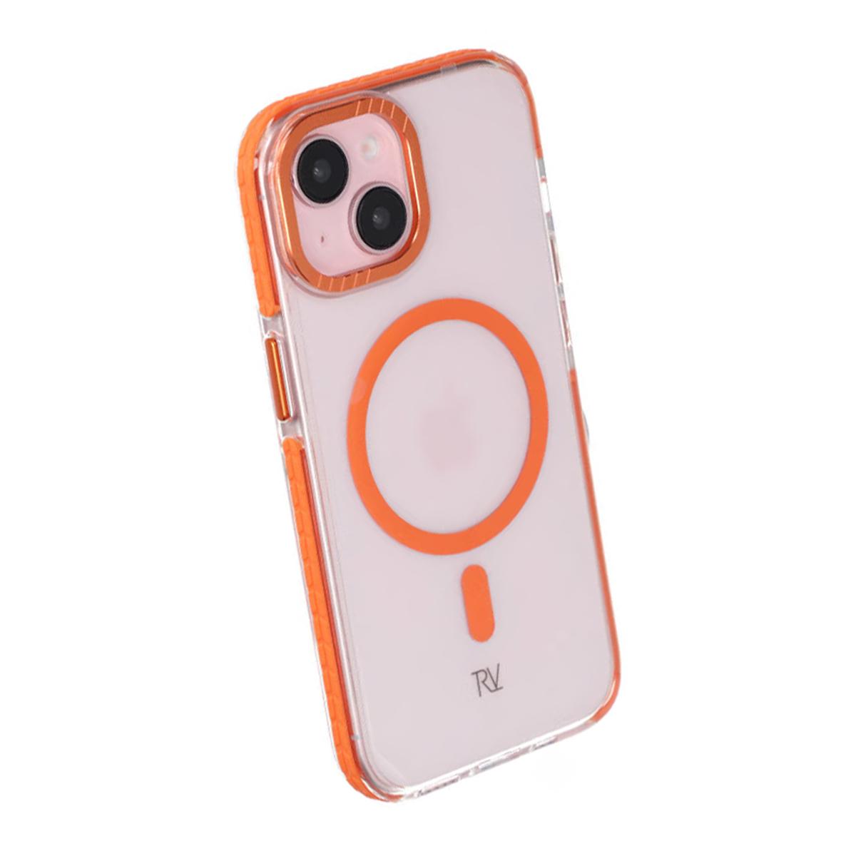 Billede af iPhone 15 Revelon Mobilcover Magnet Forstærket - Orange