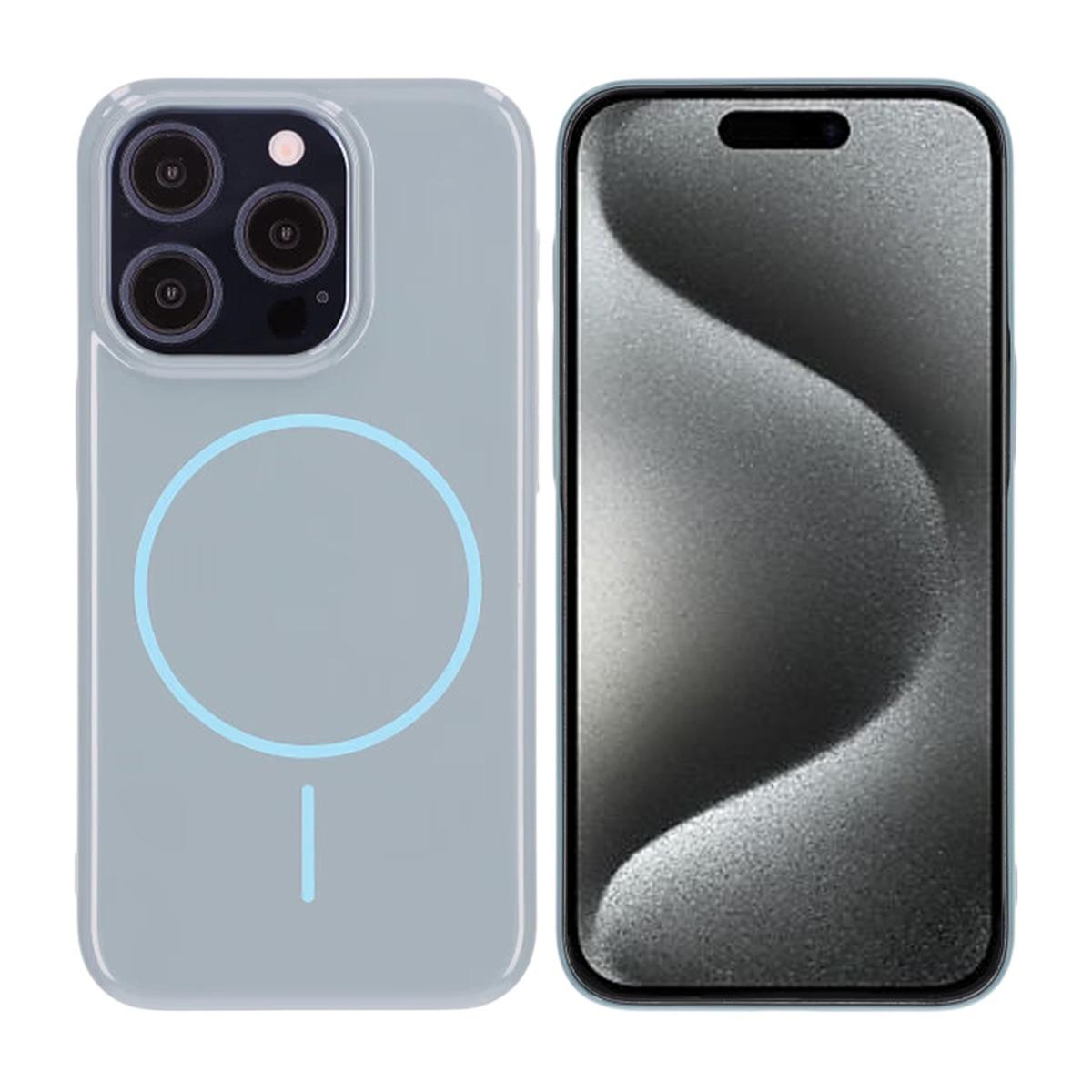 Bild von Blankes magnetisches Gehäuse für iPhone 15 Pro in Blau