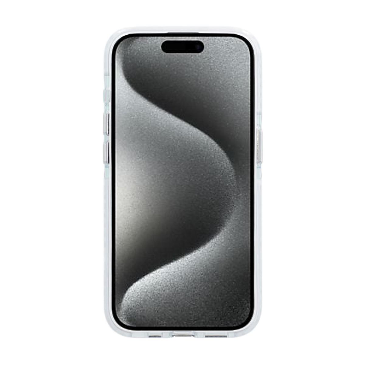 Bild von Modell reflektierende Farbe Magnetisches Gehäuse für iPhone 15 Pro Grün