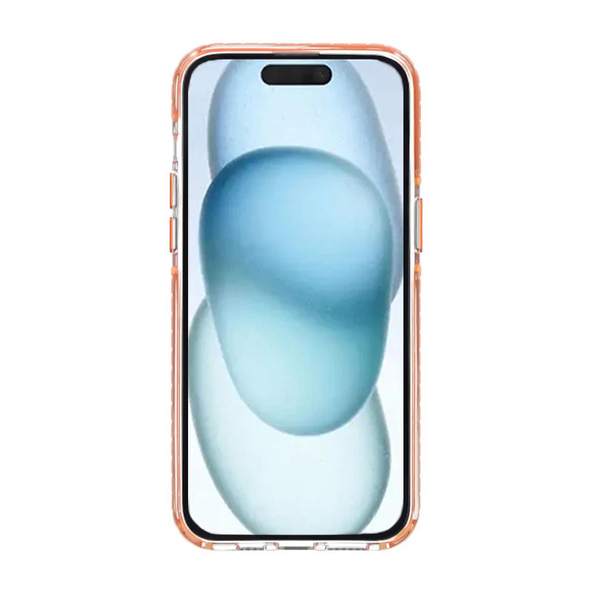 Bild von iPhone 15 Pro Rvelon Handyhülle mit verstärktem Magnet - Orange