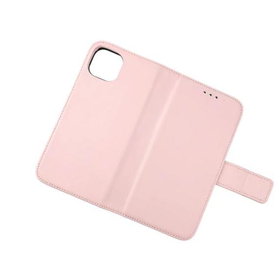 bild på iPhone 11 Plånboksfodral Läder Rvelon - Rosa