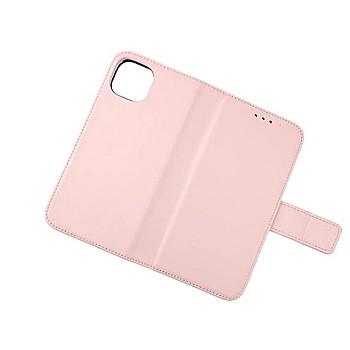 bild på iPhone 11 Plånboksfodral Läder Rvelon - Rosa