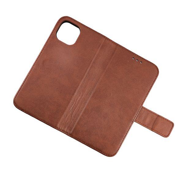 bild på iPhone 11 Pro Plånboksfodral Läder Rvelon - Brun