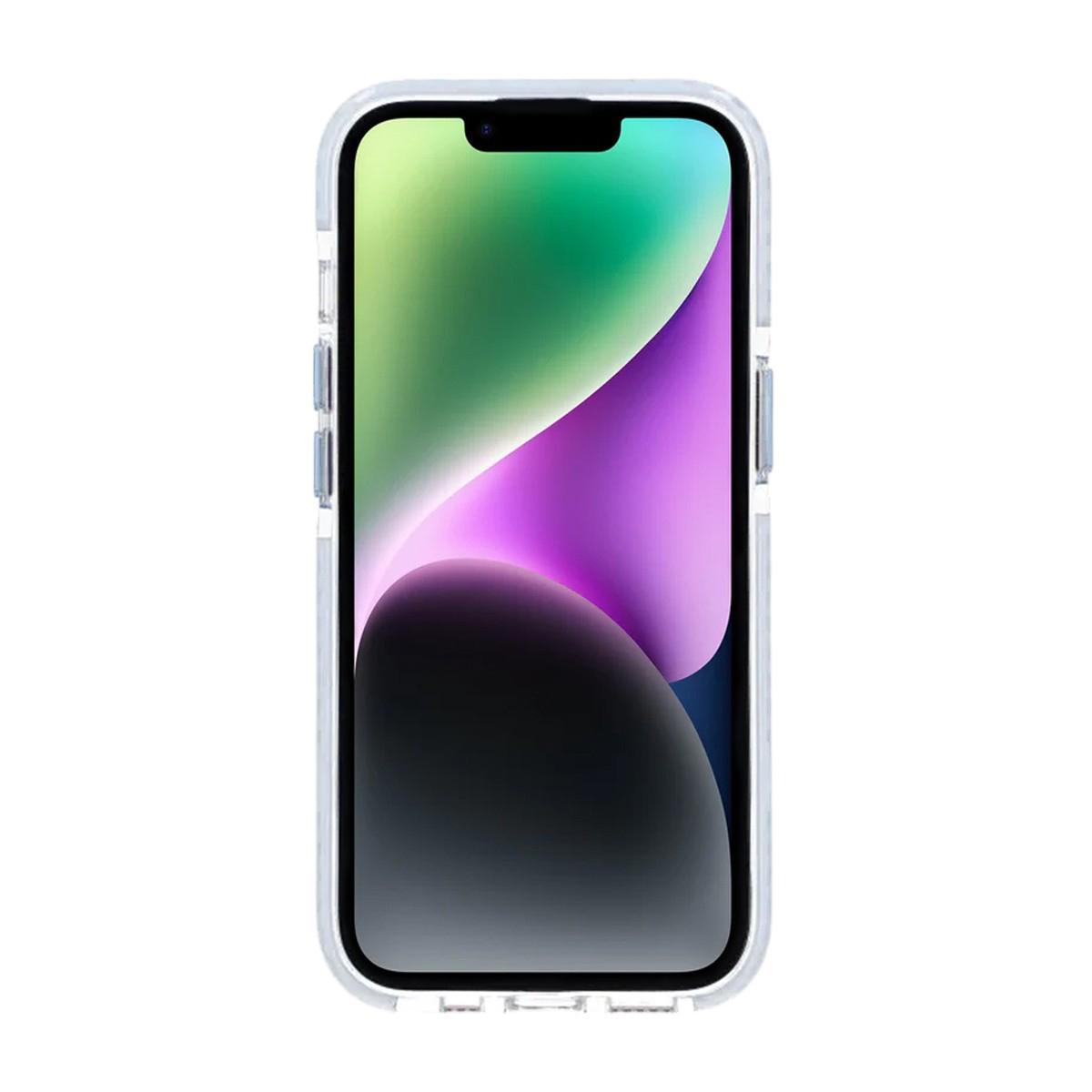 Bild von Gemusterte TPU-Hülle mit MagSafe für iPhone 13/14/15 - Blau
