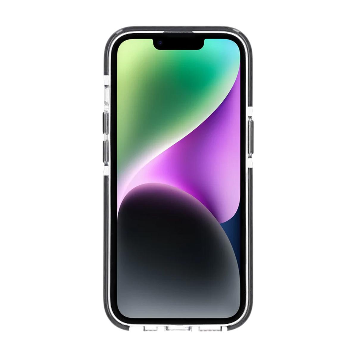 Bild von Gemusterte TPU-Hülle mit MagSafe für iPhone 13/14/15 - Schwarz