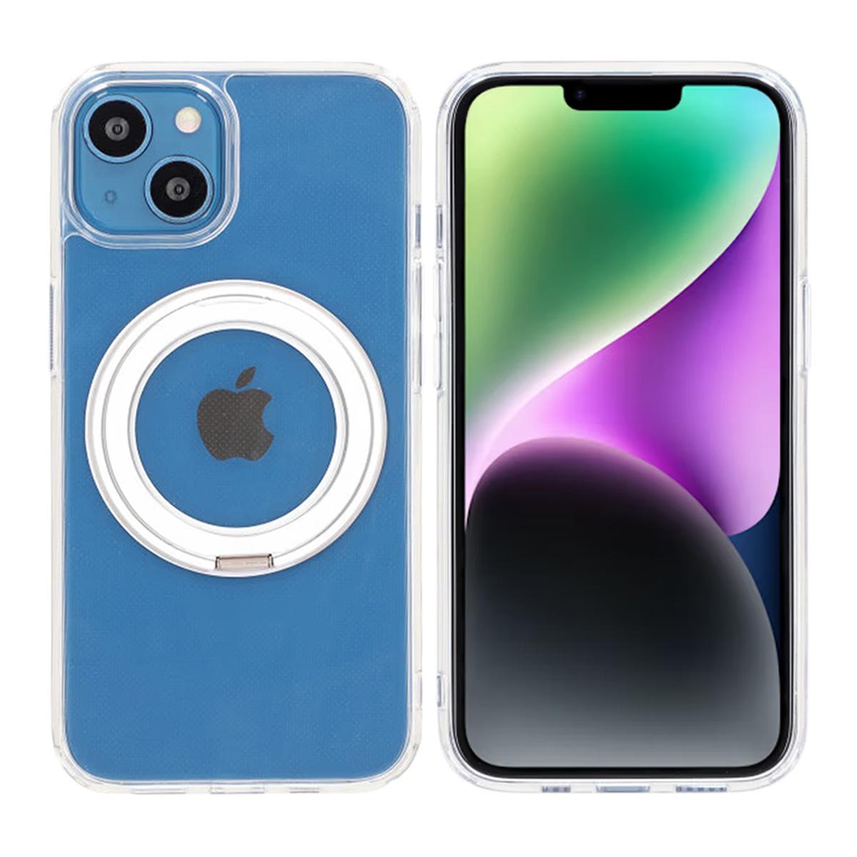 Bild von iPhone 13/14 Handyschale mit Magsafe Ständer - Transparent