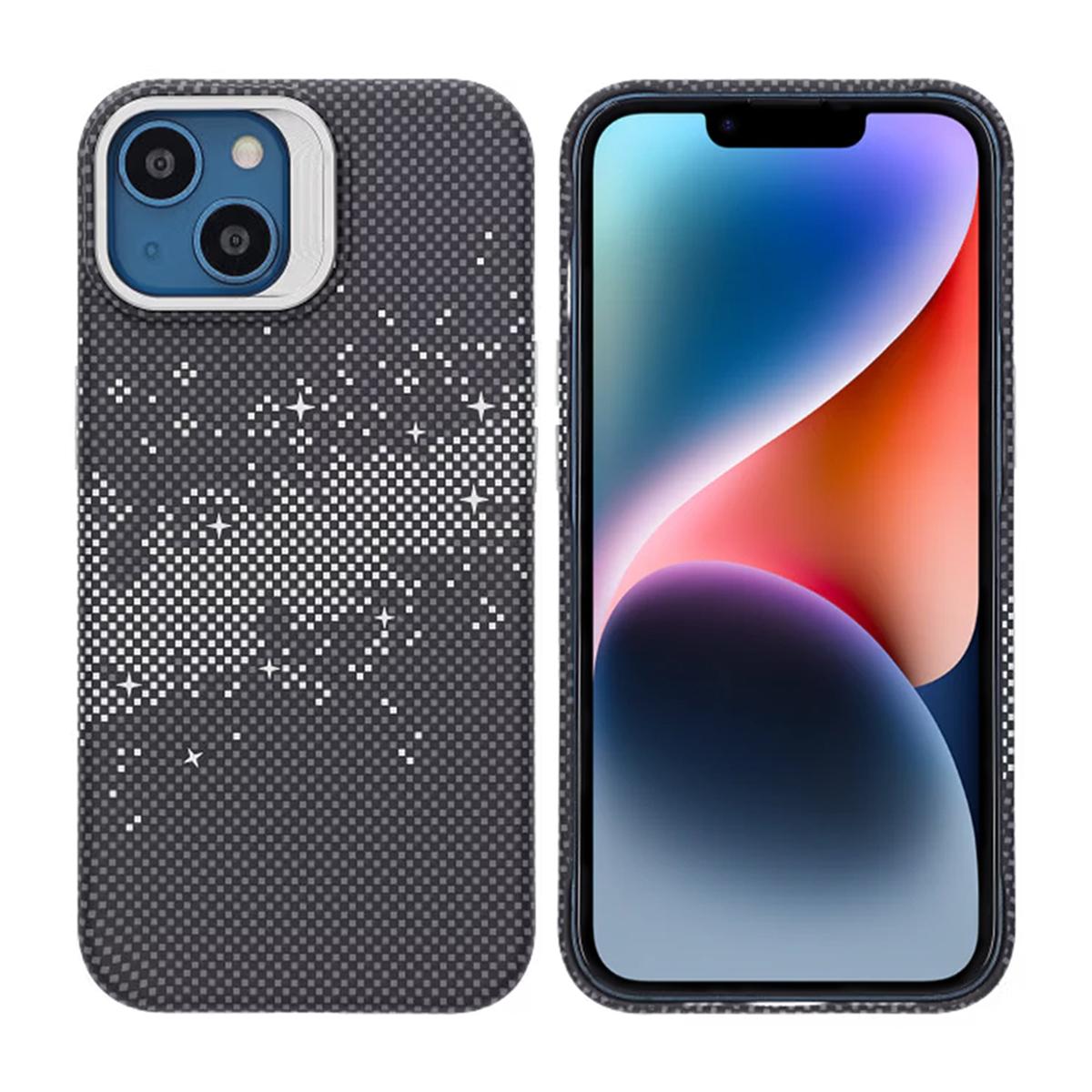 Bild von iPhone 13/14 Hülle mit MagSafe und ausklappbarem Ständer - Weltraumschwarz