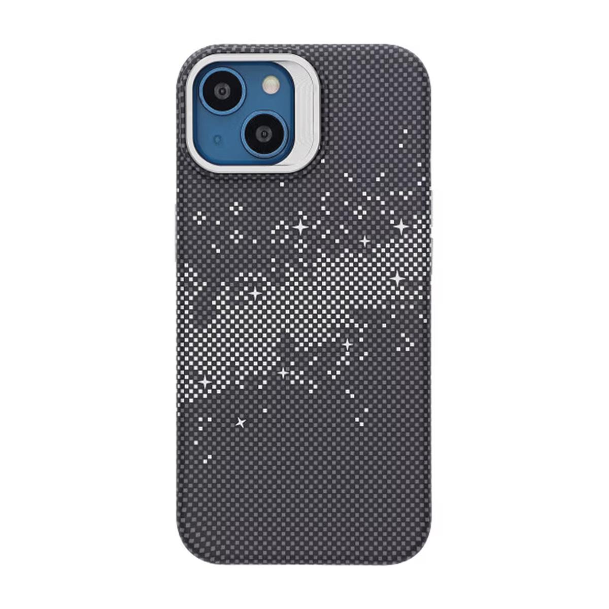 Bild von iPhone 13/14 Hülle mit MagSafe und ausklappbarem Ständer - Weltraumschwarz