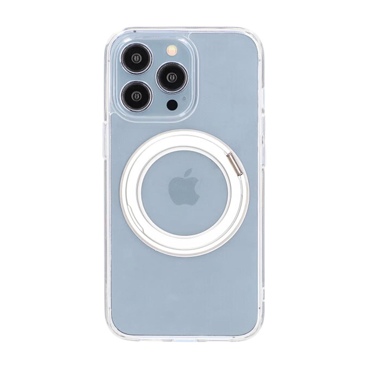 Bild på iPhone 13/12 Pro Max Mobilskal med Magsafe Stativ - Transparent