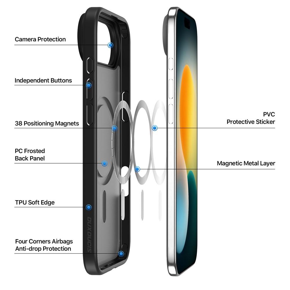 Bild von iPhone Air Hülle DUX DUCIS Yind PC+TPU - Schwarz