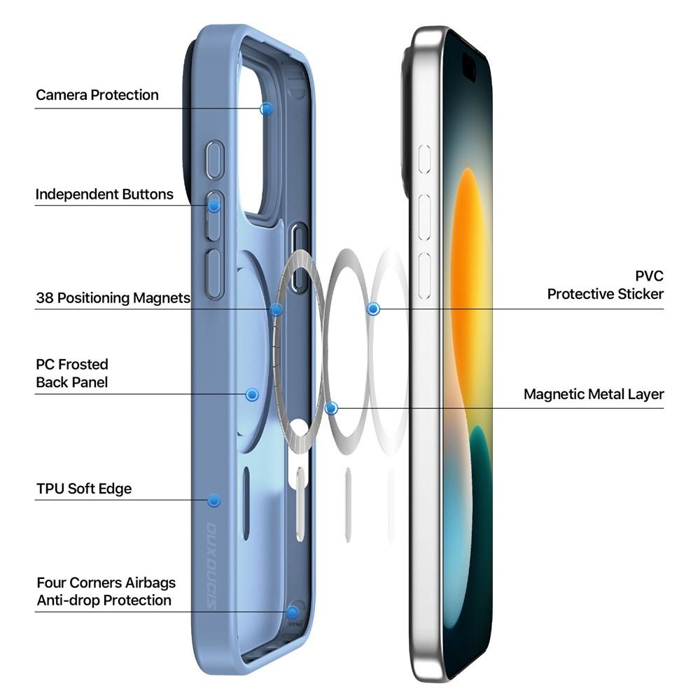 Billede af iPhone 17 Pro Max Cover DUX DUCIS Yind PC+TPU - Lyseblå