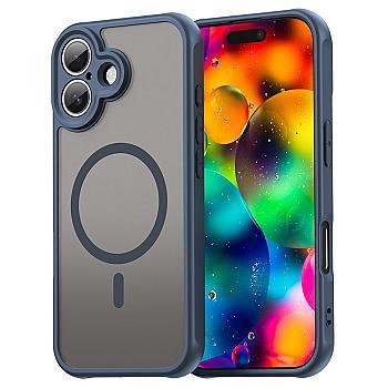 bild på iPhone 17 cover med MagSafe, støddæmpende - blå