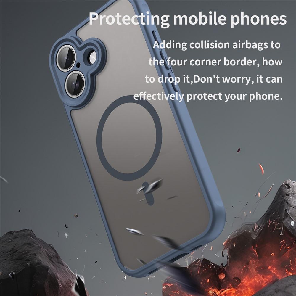 Billede af iPhone 17 cover med MagSafe, støddæmpende - blå