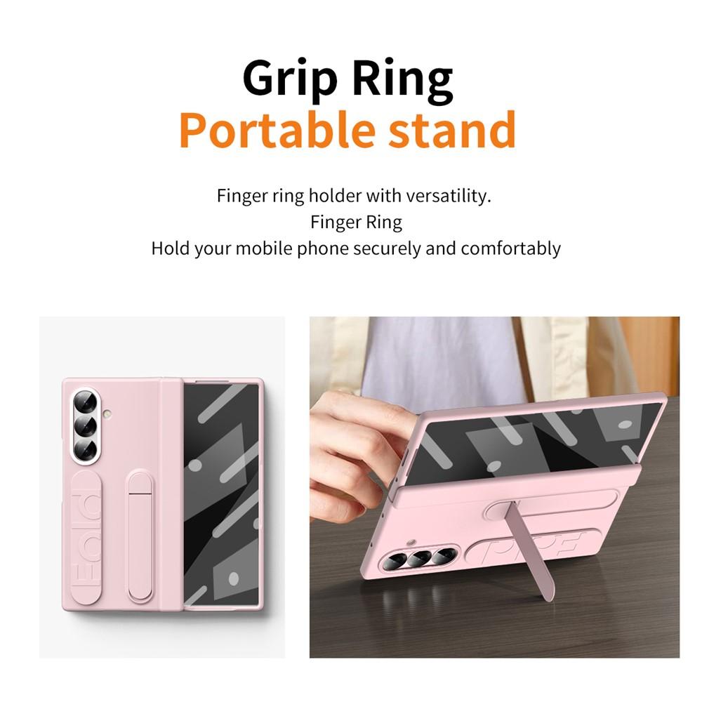 Kuva:  Samsung Galaxy Z Fold7 5G -kuori jalustalla - Vaaleanpunainen
