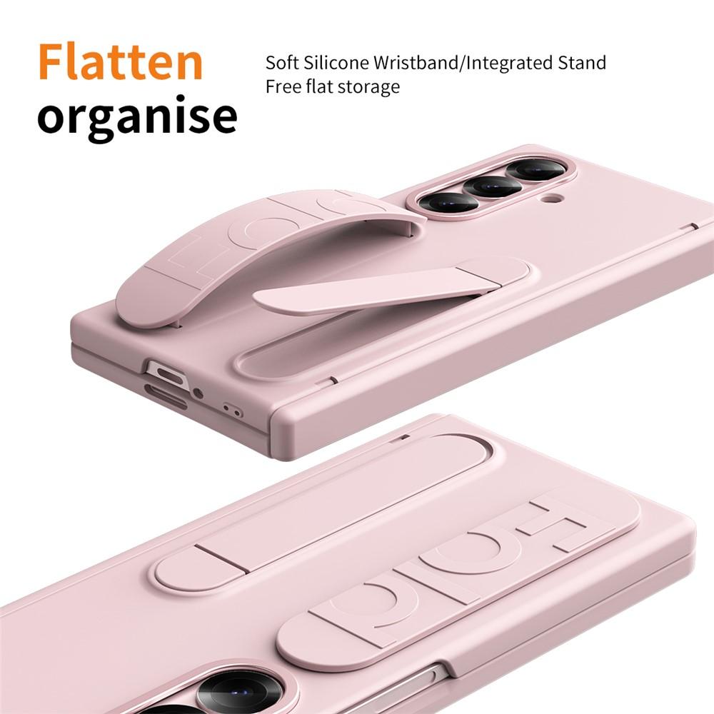 Kuva:  Samsung Galaxy Z Fold7 5G -kuori jalustalla - Vaaleanpunainen