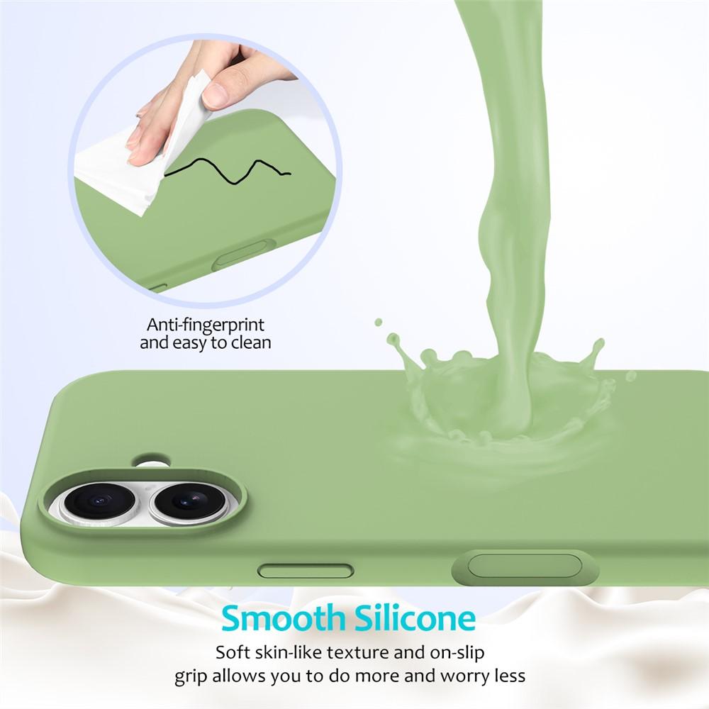 Billede af iPhone 17 Cover Stødsikkert Silikone - Mintgrøn